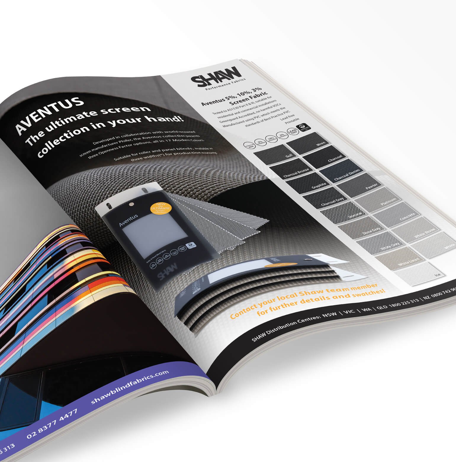 SHAW Magazine Advertisement